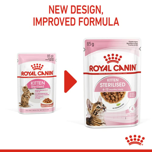 Royal Canin Kitten Sterilised Gravy Våtfoder för kattunge