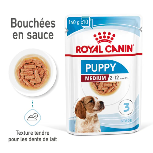 Medium Puppy Sauce  - Sachet fraîcheur pour chiot