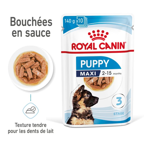 Maxi Puppy Sauce  - Sachet fraîcheur pour chiot